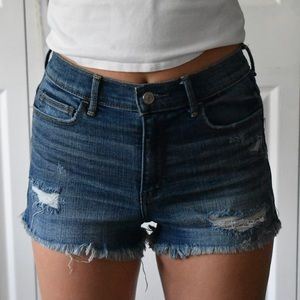 women’s abercrombie & fitch jean shorts